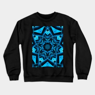 Star print abstract architecture. Psychedelic kaleidoscope Crewneck Sweatshirt